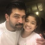 Arun Vijay, purvi, daughter