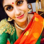 Bigg Boss 2 tamil, Yaashika Aanand, Orange Saree, Selfie