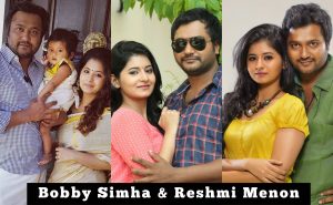 Bobby Simha & Reshmi Menon Family Cute Pictures