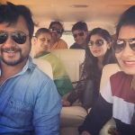 Bobby Simha, Reshmi Menon, friends, car