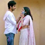 Dhadak, Ishaan Khattar, Jhanvi Kapoor, modern, holi, kiss