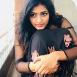 Eesha Rebba, face, black dress