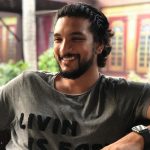 Gautham Karthik, smile, beard, old image