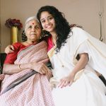 Krisha Kurup, Golisoda 2 actress,  Kerala Saree, paati, Grand mother