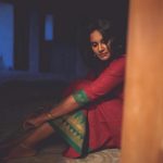 Lakshmi Priyaa Chandramouli, photoshoot, red dress
