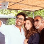 Madhavan, selfie, friend, white dress