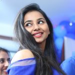 Mrudula Murali, blue dress, cute smile