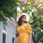 Pooja Devariya, yellow dress, beautiful cap