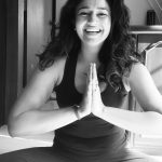 Poonam Bajwa, Black and white, yoga