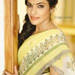 Rethika Srinivas, yellow saree, unseen