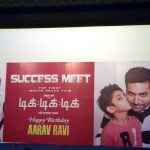 TikTikTik, Success Meet, jayam ravi, aarav ravi, poster