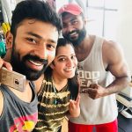 Varalaxmi Sarathkumar, shanthanu, gym, workout