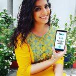 Varalaxmi Sarathkumar, smile, yellow dress, paytm