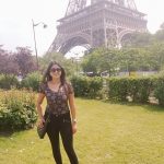 actress kaniha   at paris eiffel tower (34)