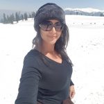 actress kaniha   black dress snow covered travel (29)