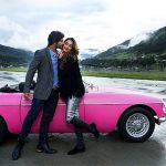 actress kiara advani in machine movie still pink car  (8)