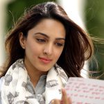 actress kiara advani reading hindi letter grey dress white shawl beautiful pose (40)