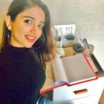 anaika soti photo black dress reading script(1)