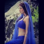 anaika soti photo blue lehenga (22)