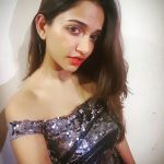 anaika soti photo shining black dress selfie(18)