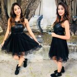 anukreethy vas Miss TamilNadu India 2018  black frock (13)