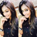 anukreethy vas Miss TamilNadu India 2018 black shirt free hair pose (9)