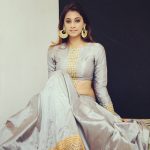 anukreethy vas Miss TamilNadu India 2018 grey outfit with ornaments (10)