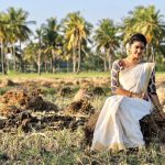 rachitha dinesh mahalakshmi Saravanan Meenakshi actress, instagram and travel photos  (10)traditional look in village