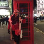 rachitha dinesh mahalakshmi Saravanan Meenakshi actress, instagram and travel photos  (6)during london trip against red telephone booth