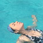 Actress of Sacred Games, Sexy Durga Rajshri Deshpande in bikini in swimming pool  (2)