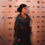 Actress of Sacred Games, Sexy Durga Rajshri Deshpande in   red carpet posing