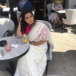 Actress of Sacred Games, Sexy Durga Rajshri Deshpande in  white dress saree gown (2)