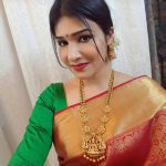 Anjena Kirti, saree, yaagan, traditional look