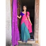 Ashna Zaveri, pink saree, new look, village