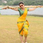 Charlie Chaplin 2, saree, nikki rani, yellow, large size