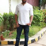 Ghajinikanth press meet, Arya, new look