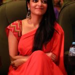 Janani Iyer, event, saree