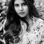 Kalyani Priyadarshan, black and white,winsome