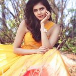 Kalyani Priyadarshan, yellow dress, charming