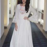 Megha Akash, large size, white dress