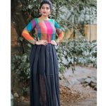 Nakshathra, graceful, colour dress