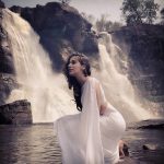 Neeya 2, Raai Laxmi, white saree