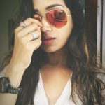 Nivetha Pethuraj, galss, face, hair style