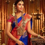 Nivetha Pethuraj, traditional, saree, blue dress