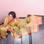 Ramya Subramanian, cover, saree, vj