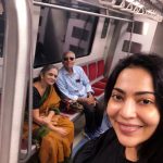 Ramya Subramanian, selfie, amma, appa, metro train