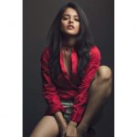 Riddhi Kumar, photoshoot, red dress, rare