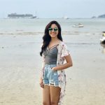 Ritu Varma, modren dress, smile, sea, full size