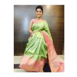 Yamini Bhaskar, green saree