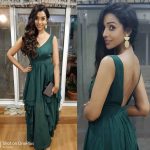 anupriya goenka  dark green dress  (2)